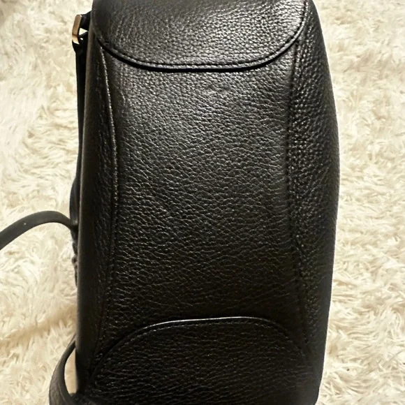 Kate Spade Leila Medium Flap Backpack in Black